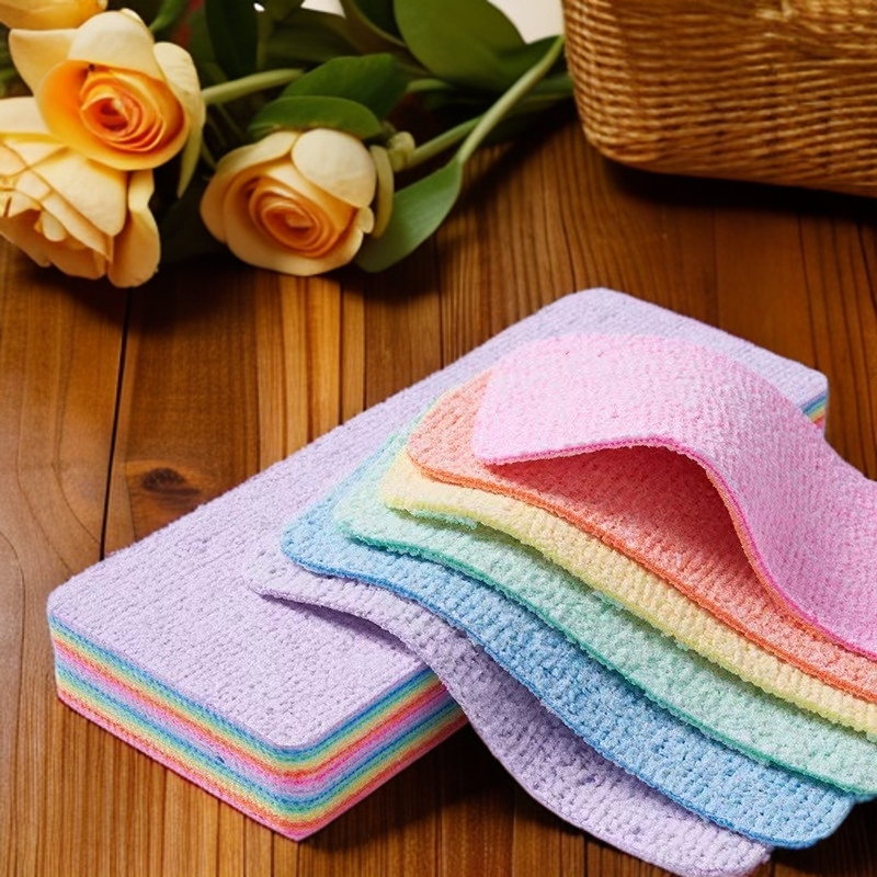 新款可撕多层彩虹抹布易撕清洁去油污千层抹布吸水不掉毛洗碗布,家庭/个人清洁工具,百洁布,淘宝优惠券,粉丝福利购,淘宝优惠卷