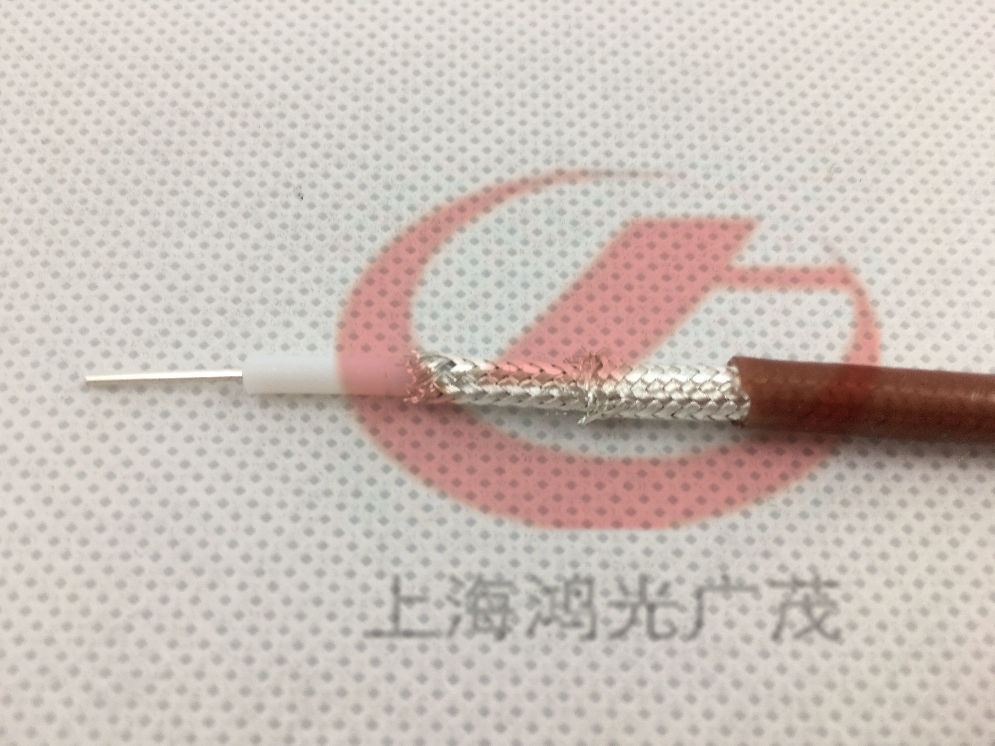 双层镀银丝编织，射频线