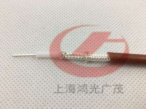 双层镀银丝编织，射频线