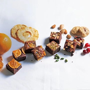 四种口味坚果果干布朗尼蛋糕礼盒 订购 fruits hoshi 12枚入 日本