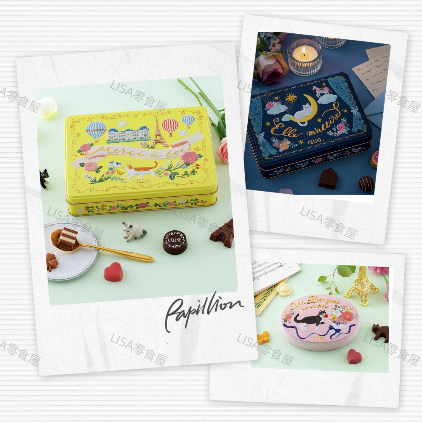 现货日本morozoff by caline2026情人节多种口味猫咪巧克力