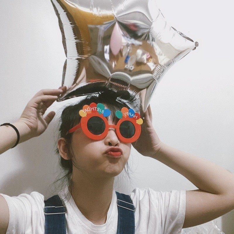 网红小仙女神王子生日蛋糕眼镜装饰摆件part派对搞怪拍照造型道具