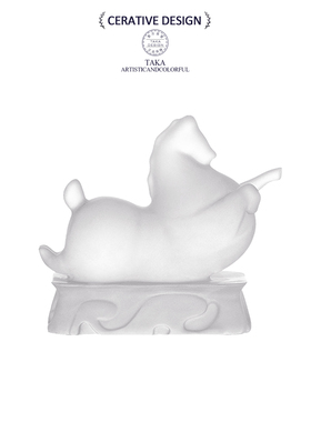 2026马年仿玉石创意动物造型艺术装饰摆件手工家居桌面工艺品新年