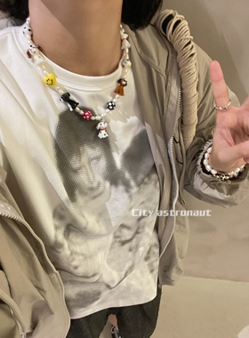 小狗珍珠七彩琉璃韩风珍珠