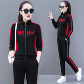 立领运动服广场舞卫衣跑步两件套 时尚 休闲运动套装 女2025春秋新款