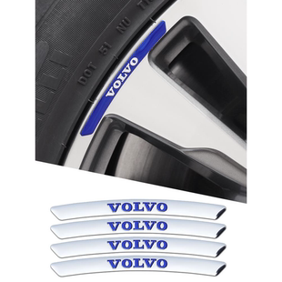 沃尔沃s90xc60s60lxc40xc90v90cc轮毂贴纸装 轮眉轮胎车贴标 饰改装