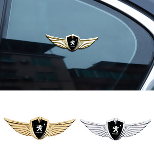 408 408X307汽车金属车贴改装 5008 2008 饰用品 508 适用标致4008