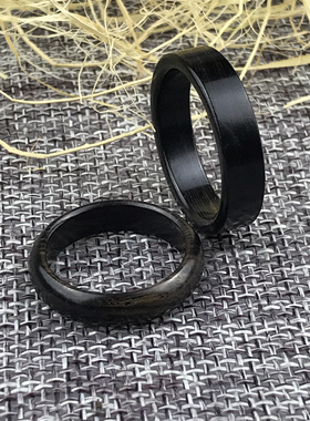 紫光檀木戒指指环扳指木头黑檀乌木小叶紫檀戒指男女情侣对戒木质