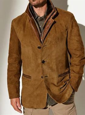 Collars workwear panelled contrast top  翻领工装拼接撞色上衣