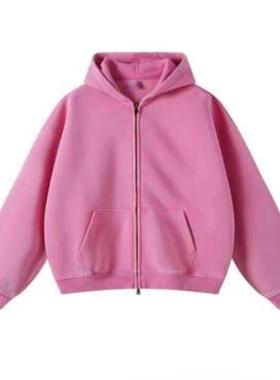 Vintage washed wax-dyed men's sweatshirt  水洗蜡染做旧男卫衣