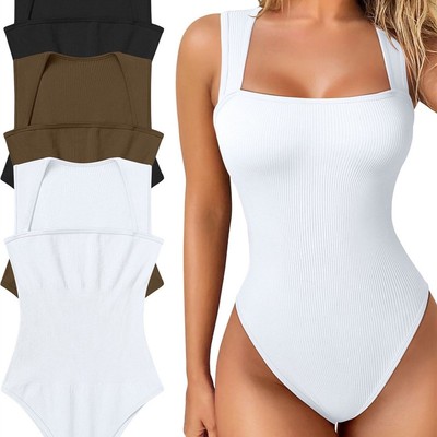 Sleeveless tummy and hip lift slim jumpsuit  收腹提臀连体裤