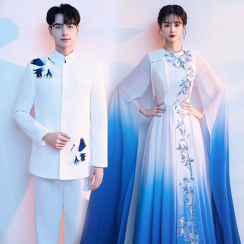 大合唱团中山装演出服装