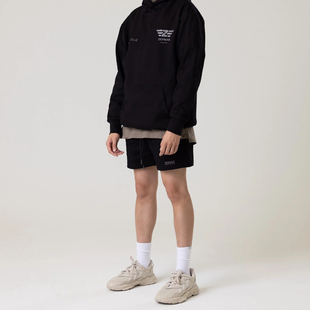 4分不过膝美式短裤男健身直筒夏季欧美休闲裤超短运动篮球裤修身