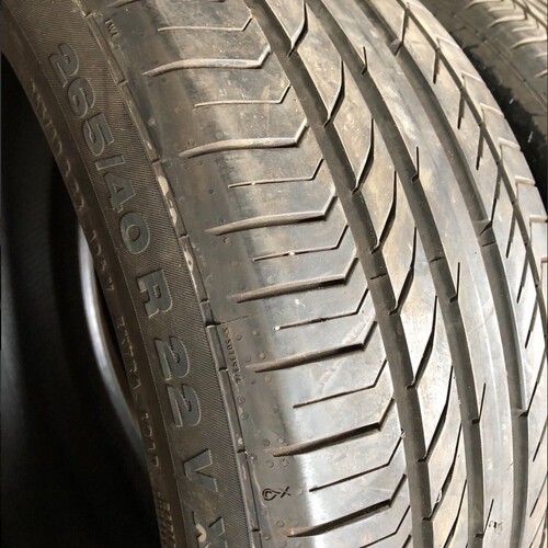 马牌轮胎265/40R22106VXL