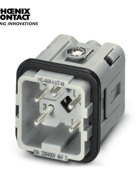 菲尼克斯 4+PE位数触点插芯螺钉连接 HC-A04-I-UT-M-1585236