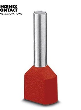 菲尼克斯 端子堵头冷压头红色 AI-TWIN 2X 1 -10 RD-3200988