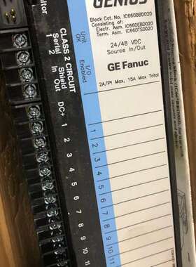 GE IC660BBD020 Genius Bloc 24/48VDC 16PT IC660EBD020T/IC660T