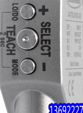 Q4XTBCOD300-Q8 美国BANNER邦纳激光测距传感器