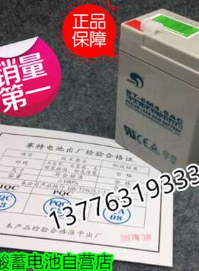 赛特BT-6M4.5AC(6V4.5Ah/20HR)童车电子秤用铅酸蓄电池保1年