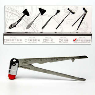 凯伦特扣诊锤带刻度不锈钢叩诊锤多功能扣诊锤 打击锤