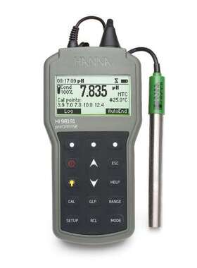 HI98191便携式pH-ORP-ISE-温度测定仪