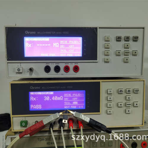 毫欧姆表 Chroma16502 低电阻测试仪 二手毫欧表
