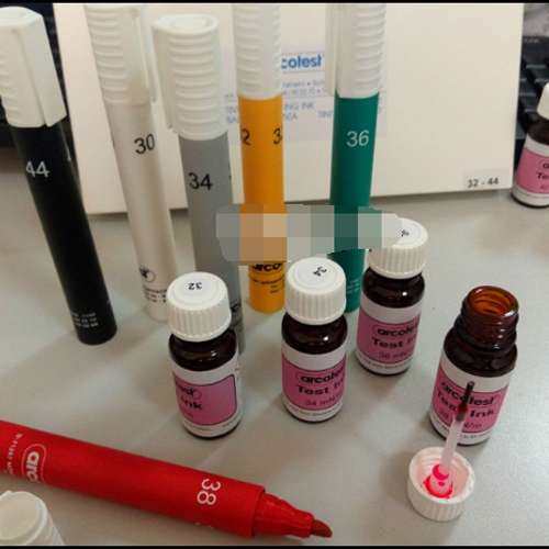 德国ARCOTEST达因液32#-44##达因笔 电晕笔 表面张力计（粉红色）