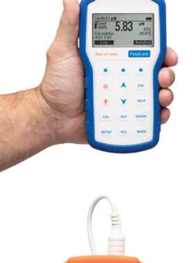 HI98162 便携式PH计牛奶样品pH-mV-oC/oF测定仪，牛奶酸度计