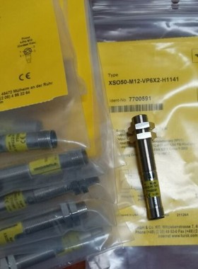 图尔克光电传感器XSO50-M12-VP6X2-H1141 M12PFF50Q8 假一罚十