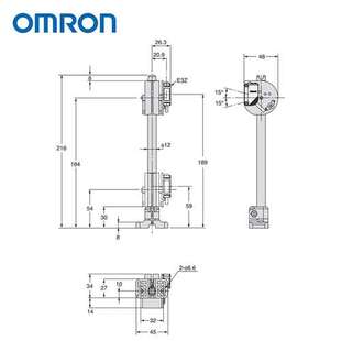 欧姆龙 光电传感器附件 安装支架 E39-L93H