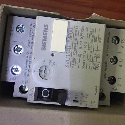 马达保护断路器 电动机启动器 3VU1340-1MP00 18-25A