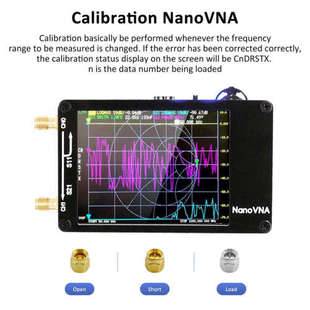 NanoVNA-H升级版天线矢量网络天线分析仪 MF HF VHF UHF 带SD卡槽