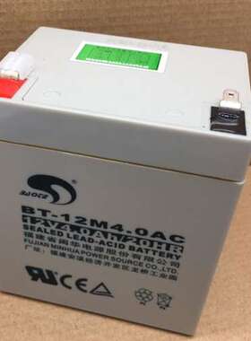 台湾赛特免维护蓄电池 BT-12M4.0AC 电子设备 12V4AH/20HR电瓶