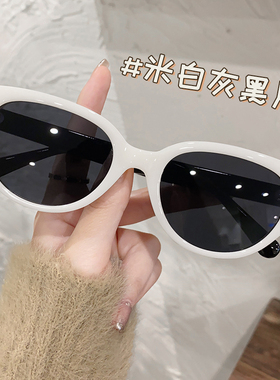 欧美复古猫眼墨镜女高级感ins