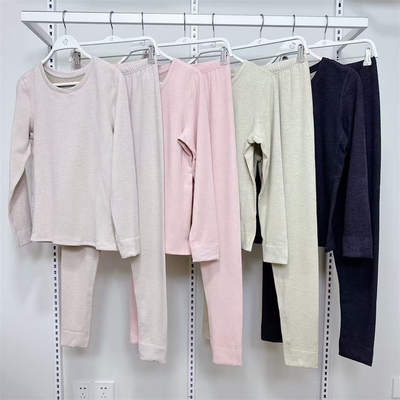 都市丽人女士秋衣秋裤黑金轻羽绒