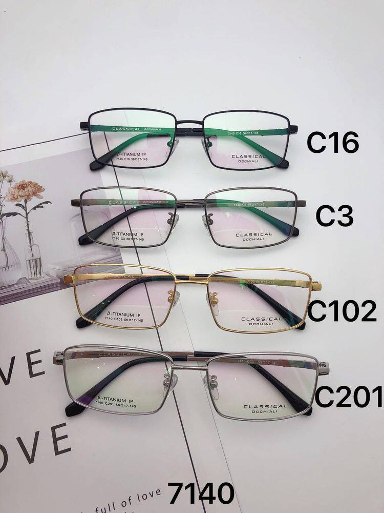 2020年classical克莱斯克β钛商务全框超轻眼镜框近视钛镜架 7140