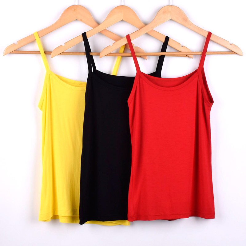 莫代尔本命年红色吊带背心弹力内搭无袖背心四季百搭上衣女小吊带,女士内衣/男士内衣/家居服,吊带/背心/T恤/打底/肌底衣,淘宝优惠券,粉丝福利购,淘宝优惠卷