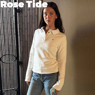 Rose Tide买手店Urban Sophistication上衣火柴人长袖翻领Polo衫
