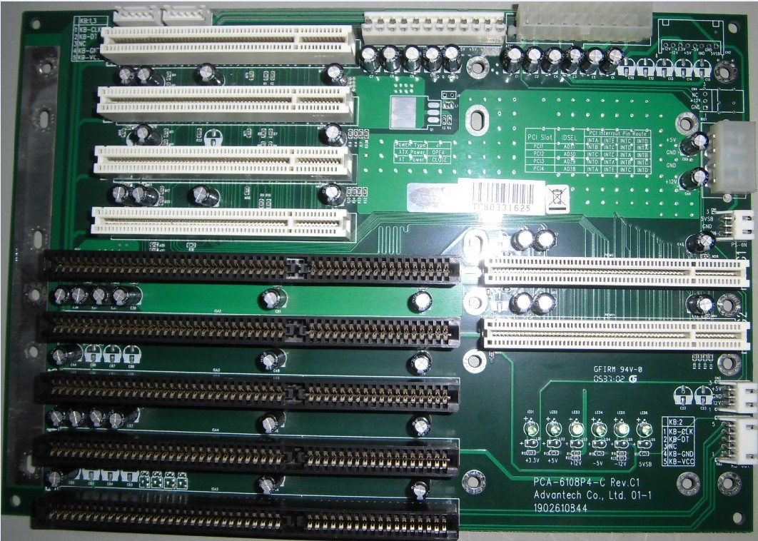 研华 工控机底板 PCA-6108P4 REV：c1/C2 底板
