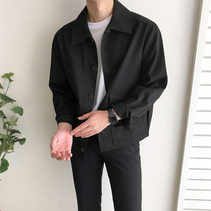 现货外套男休闲韩版简约夹克高级感百搭上衣 JK30-P78图片