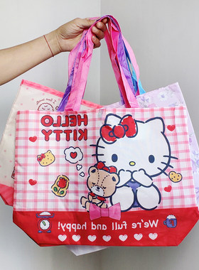 可爱Kitty大容量折叠托特包