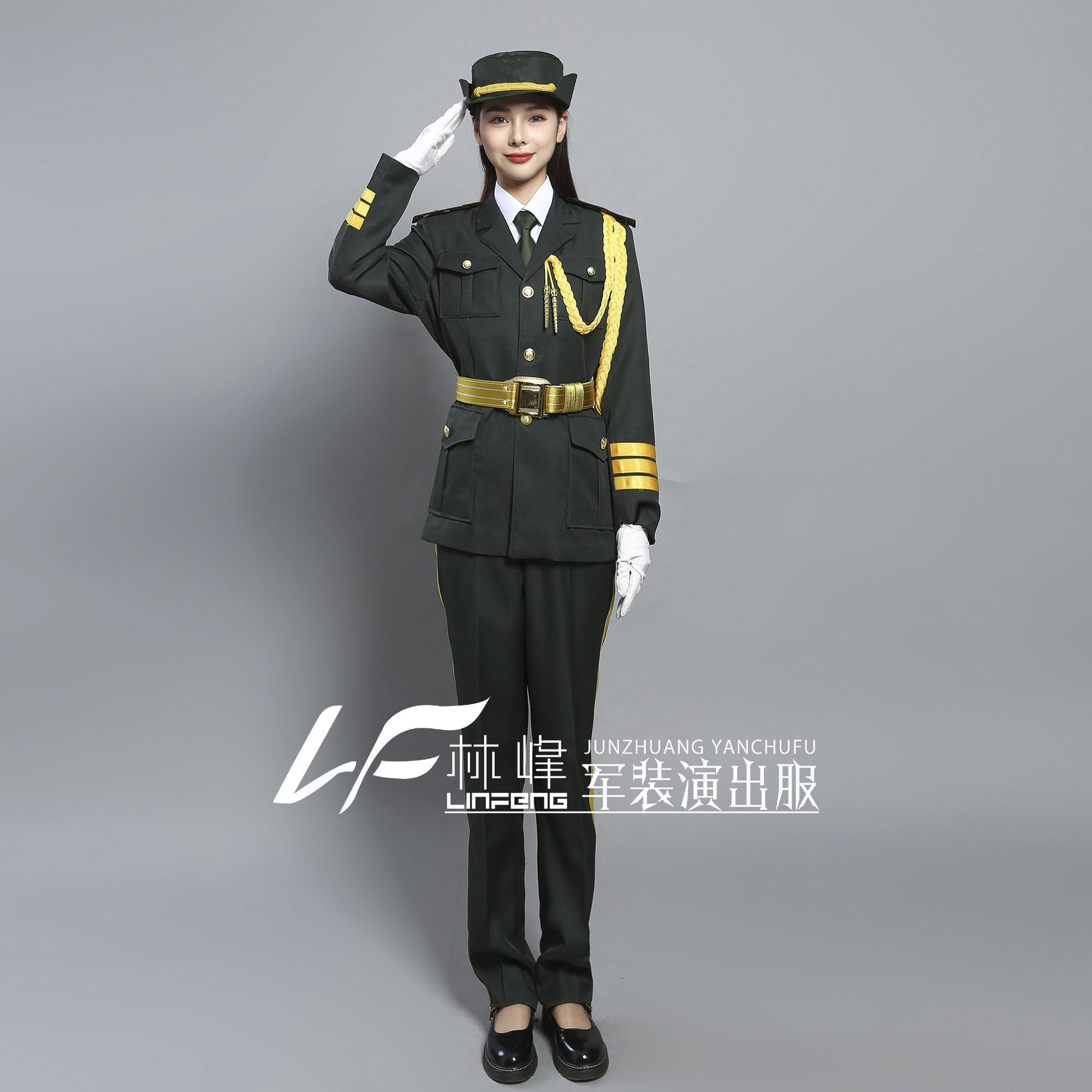 新款仪仗队女包邮学校升旗手礼服护卫队合唱学生团阅兵18-25周岁