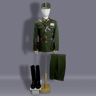 中式国军装演出民国抗战剧本杀演绎推理包邮新款北伐年会影楼长靴