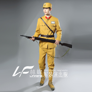 国军士兵服表演民国抗战影视剧本杀演绎推理男士套装包邮2023新款
