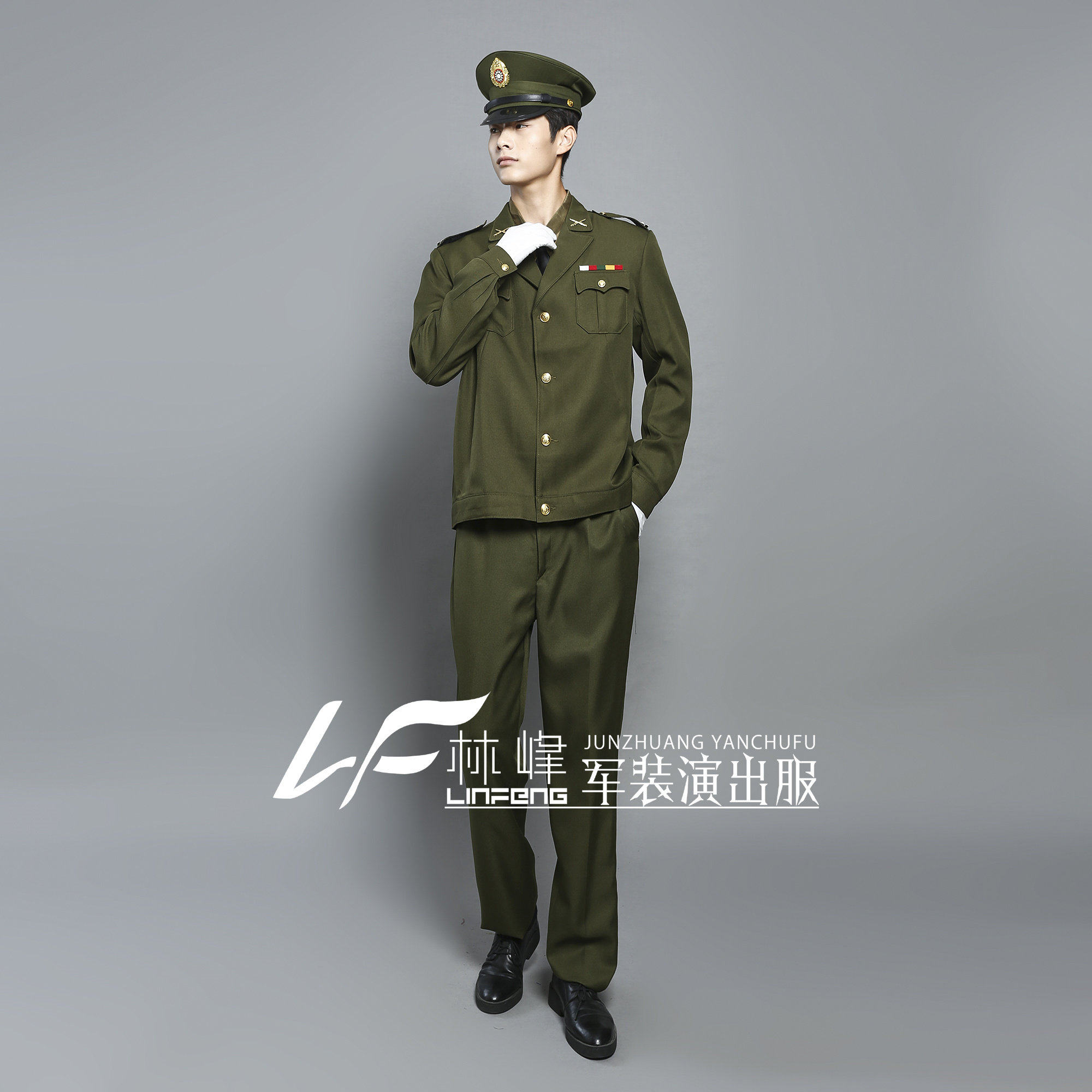 新款夹克款国军装演出剧本杀影楼主题制服抗战年会包邮2022年春季