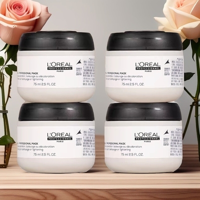 欧莱雅PRO奢润免洗瞬顺护发吸金发膜75ml柔顺修护烫染干枯正装