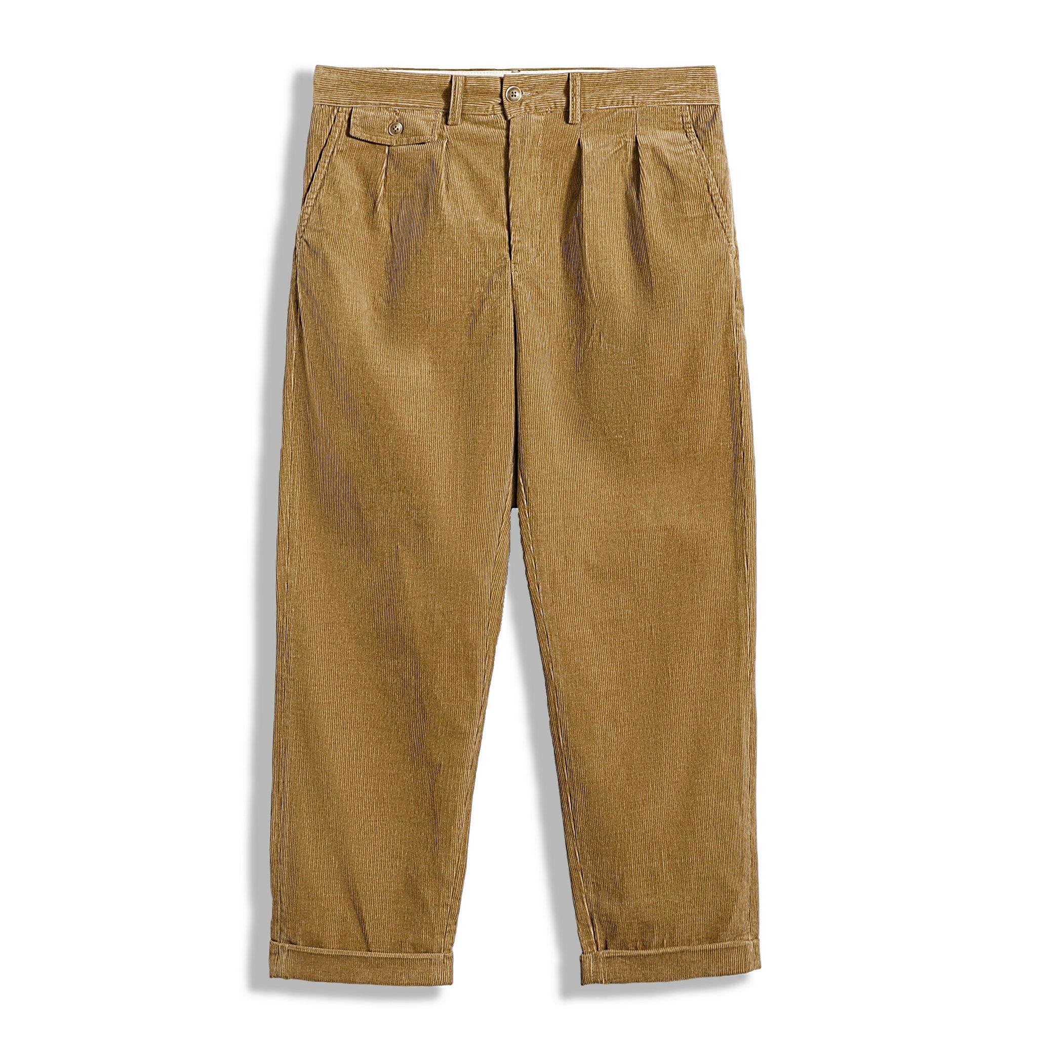 灯芯绒直筒休闲裤美式经典