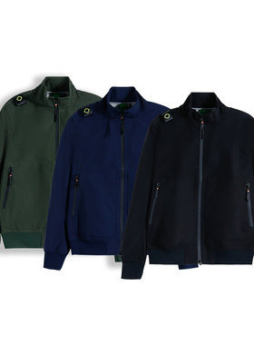 石头岛复线SOFTSHELL JACKET机能防泼水软壳立领休闲夹克26010704