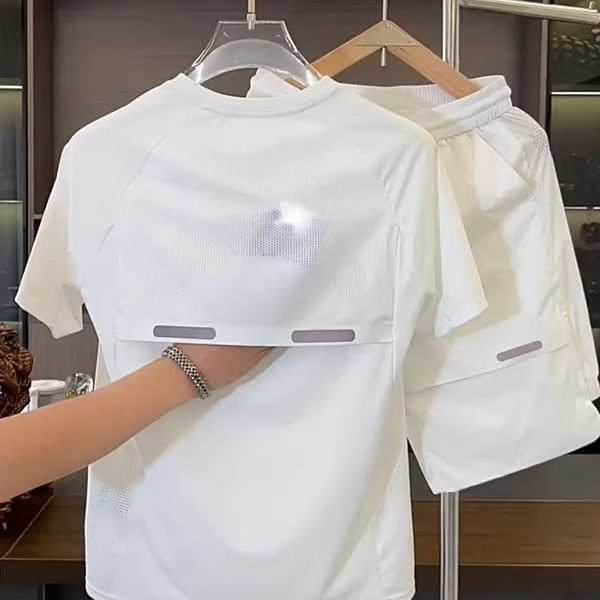 透气速干休闲运动套装短袖短裤