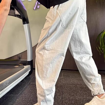 薄款速干直筒裤男款潮牌宽松阔腿裤痞帅男裤2025新款夏季休闲裤子